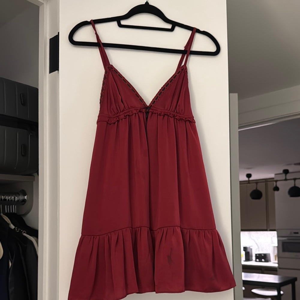 Red Sleeveless Dress